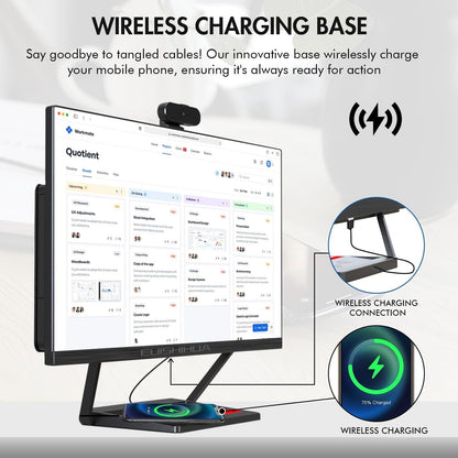 24” Computers with Charging Panel, I7 Quad-Core Desktop Computer with Came